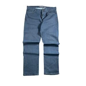 Kenneth Cole New York Men's Straight Fit Jeans Stretch Medium Blue Size 36x32